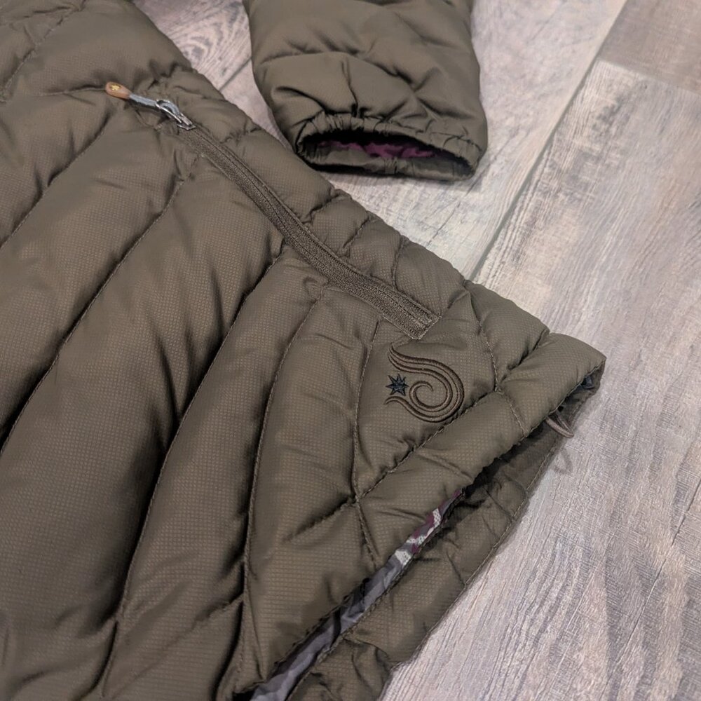 Isis Women's Whisper 650 fill Down Puffer Jacket Water Resistant Winter 8 - Picture 3 of 16